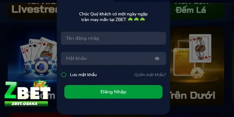 Hướng dẫn chi tiết cách đăng nhập ZBET nhanh chóng