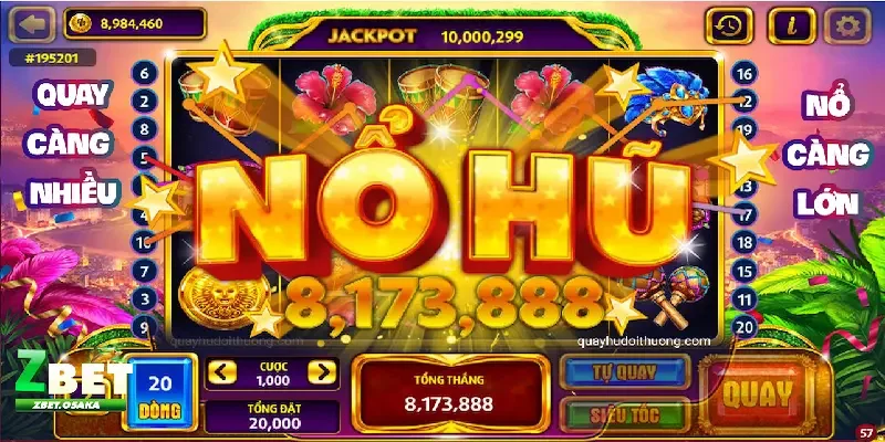 Khái quát sảnh chơi Nổ hũ ZBET đổi thưởng lớn