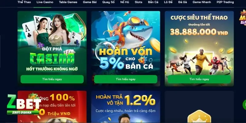Khuyến mãi ZBET